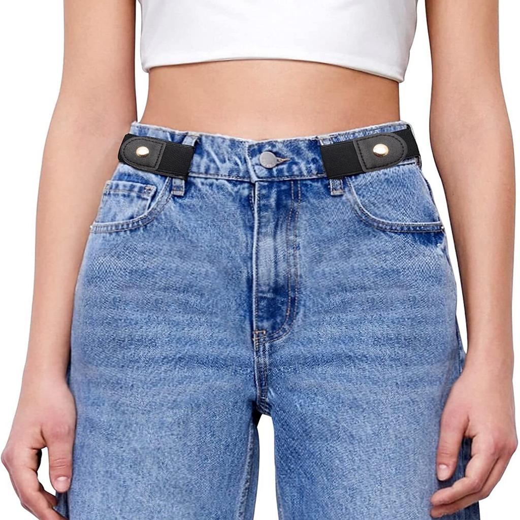 Buckleless Belt Ladies Jeans Belt Elastic Belt Women Fashion Belt Dress