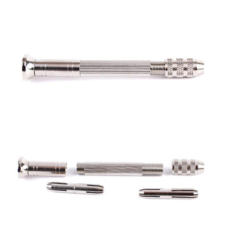 1 Set Metal Hand Drill Equipments Uv Resin Epoxy Mold Tools With 0.8mm-3.0mm Drill Screw DIY Jewelry Making Handmade Tools