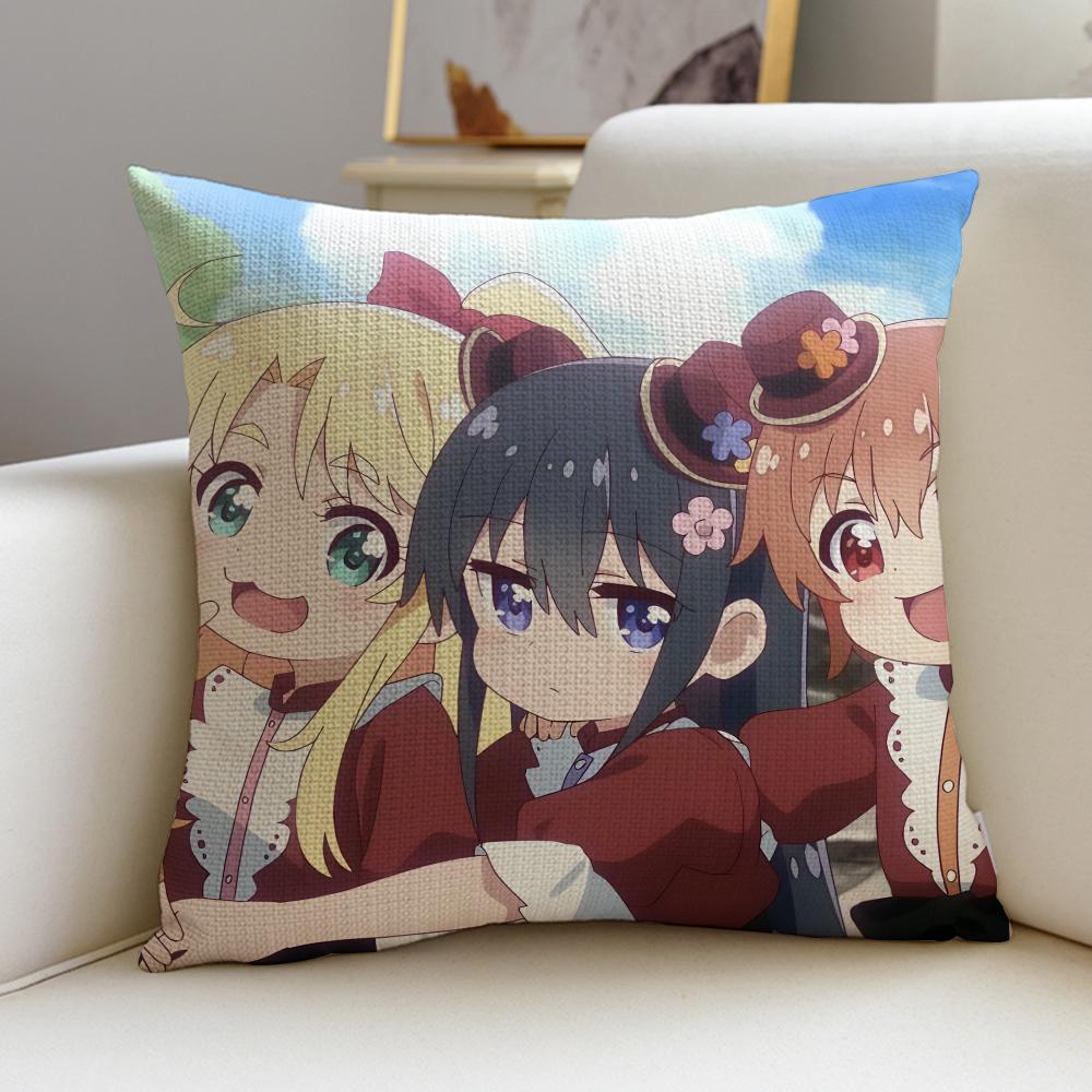 WATATEN an Angel Flew Down to MeS Cushion Cover Breathable and skinfriendly linen pillowcase  removable and washable cushion