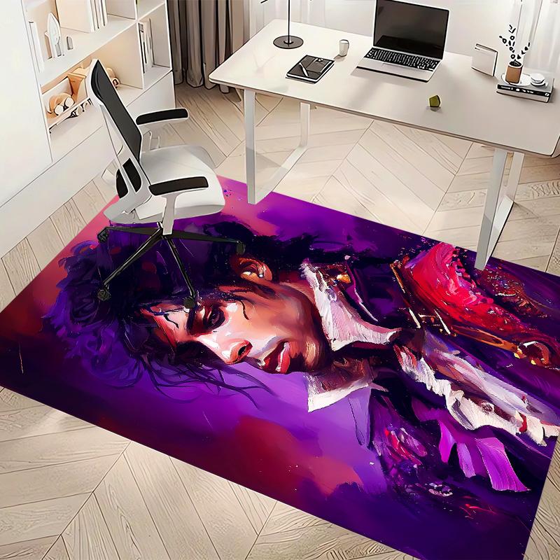 Purple Rain4 Printed Absorbent Washable Carpet, Non-Slip Bathroom Mats, Kitchen Rugs, Yoga Mat,Living Room Entrance, Camping Picnic Rugs