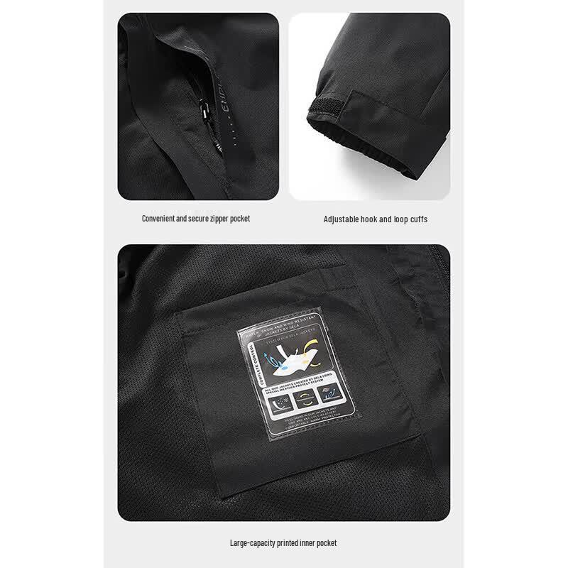 Jeep Men's Loose-fit Windproof Waterproof Outdoor Jacket