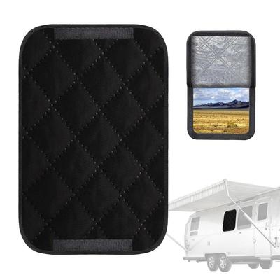 RV Entry Door Window Shade Thickened RV Door Window Sunvisor Cover Foldable Privacy Sunshade 15.94x25 Inches Blocking Light UV &