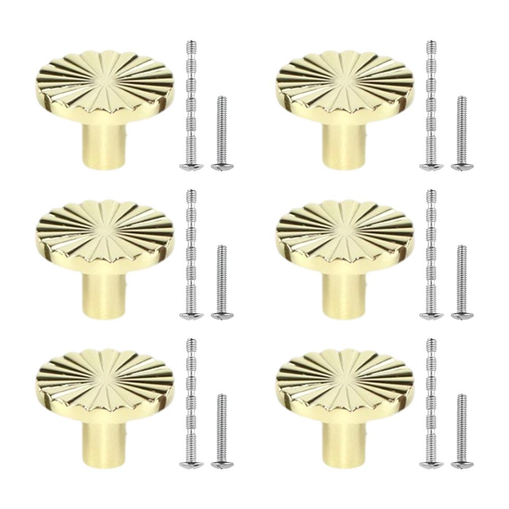 Furniture Makeover Antique Brass Cabinet Knobs Drawer Pulls Zinc Alloy Construction Rounded Grip Design For Kitchen Drawers