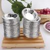 "250-Pack Round Aluminum Foil Egg Tart Molds"