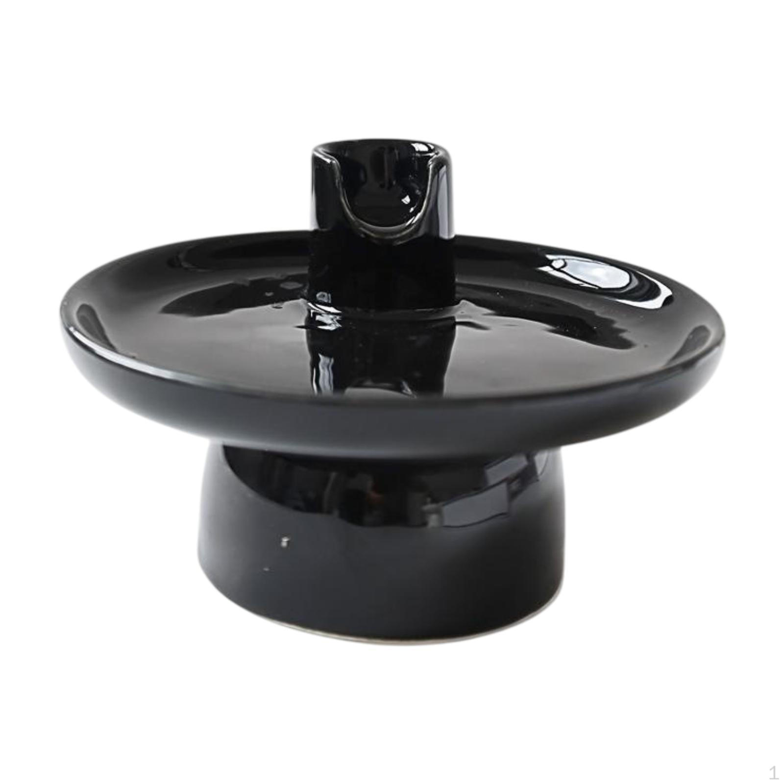 

Керамическая чаша для шалфея Palo Santo Holder для офиса и жилого помещения Black