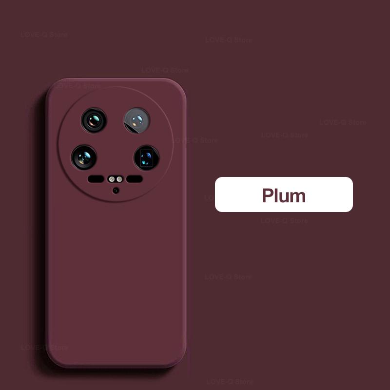 For For Xiaomi 14 Ultra Liquid Silicone Phone Case For Xiaomi Mi 14 Mi14 Ultra Mi14Ultra Cases Shockproof Protective Cover