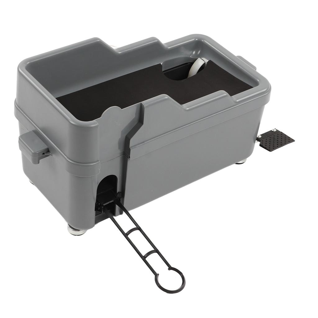 Halbautomatischer Golfballspender Technischer Kunststoff Grau Ohne Batterie Wurfmaschine für 80 bis 100 Bälle