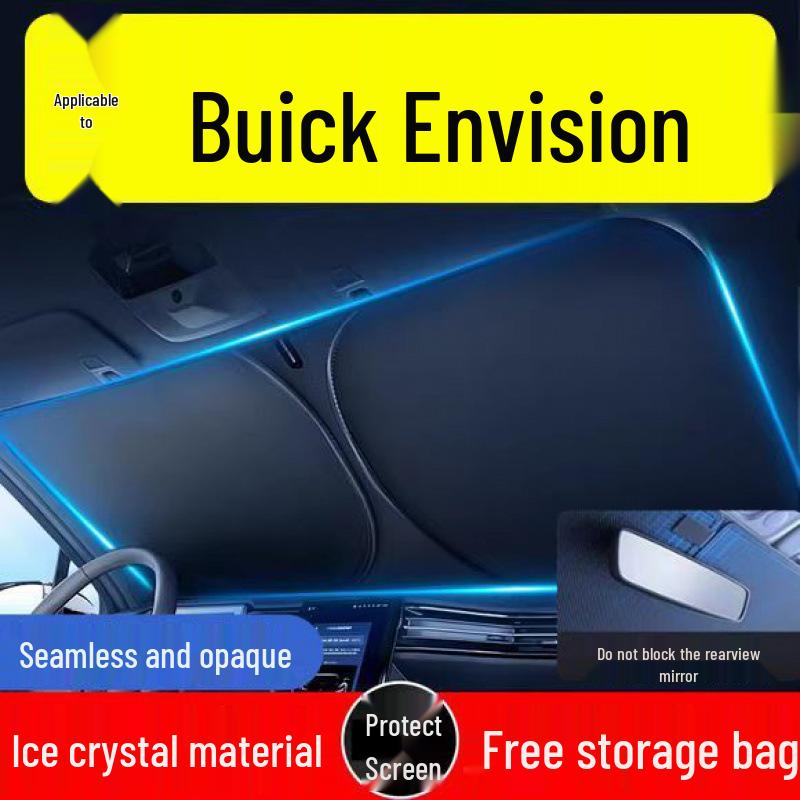 

Зонт-шторка от солнца на лобовое стекло автомобиля - Теплоизоляционный солнцезащитный козырек для малых транспортных средств Envision Model (Specify Year)