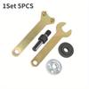 1Set 5PCS 10MM Electric Drill Conversion Angle Grinder Connecting Rod for Cutting Disc Polishing Wheel Handle Holder Adapter