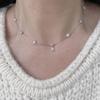 Xiaohongshu Clover & Star Necklace - Minimalist Fresh Style 