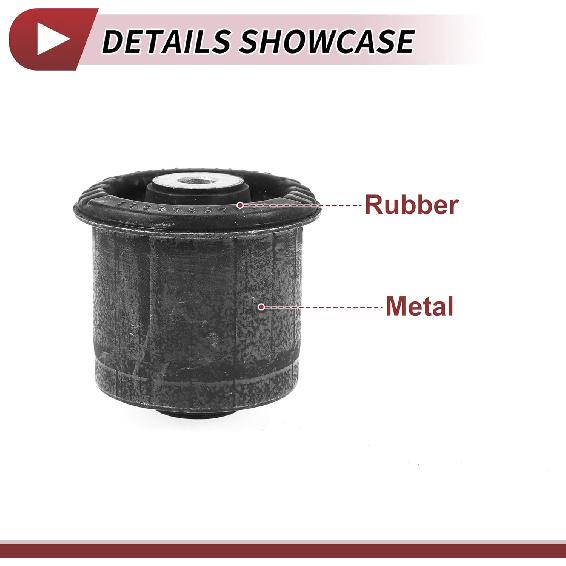 1 Pc Control Arm Bushing for Kia Rio for Hyundai Accent 2012-2017 Rear No.551601R000