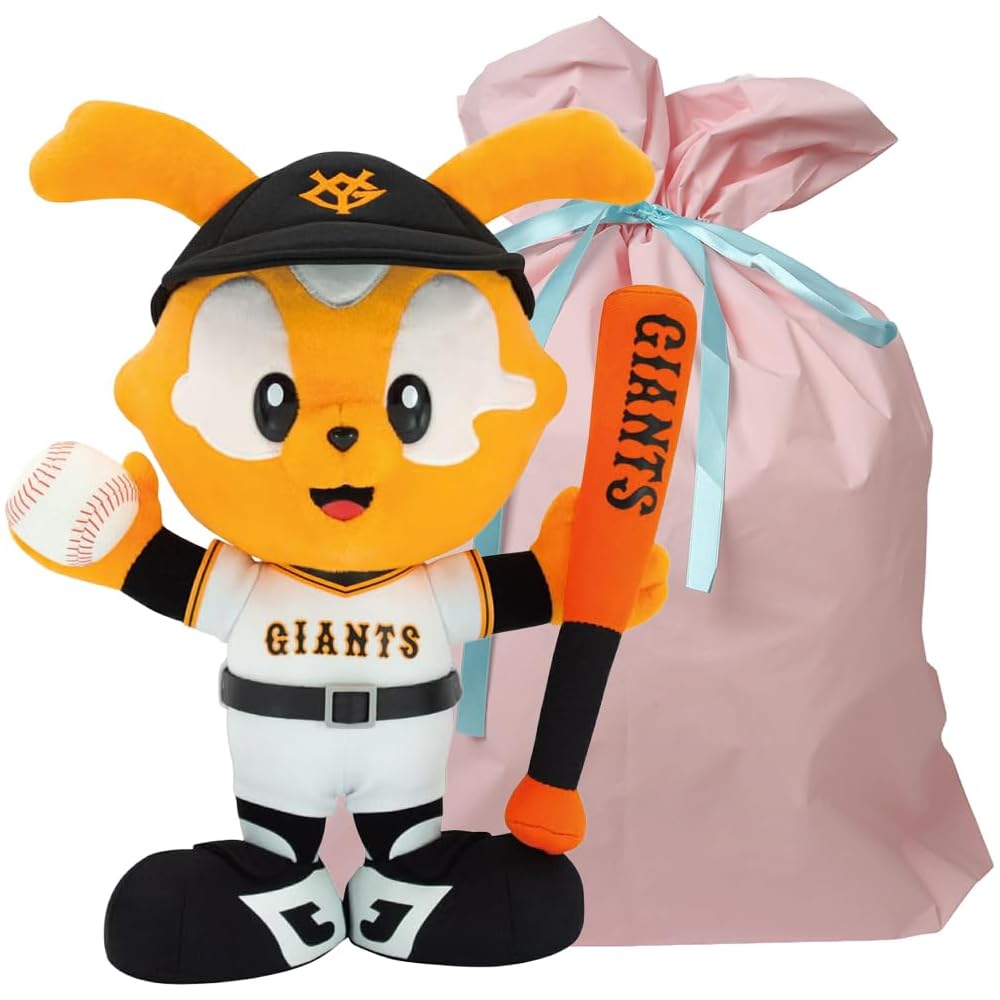 

Yoshitoku Victory Jabber S 30cm Plush Toy Pink Yomiuri Giants Official Licensed Product with Gift Bag and Ribbon
