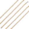 Jewelry plain chain inner horizontal pattern bracelet fashionable personality trend versatile gold chain stainless steel chain bracelet