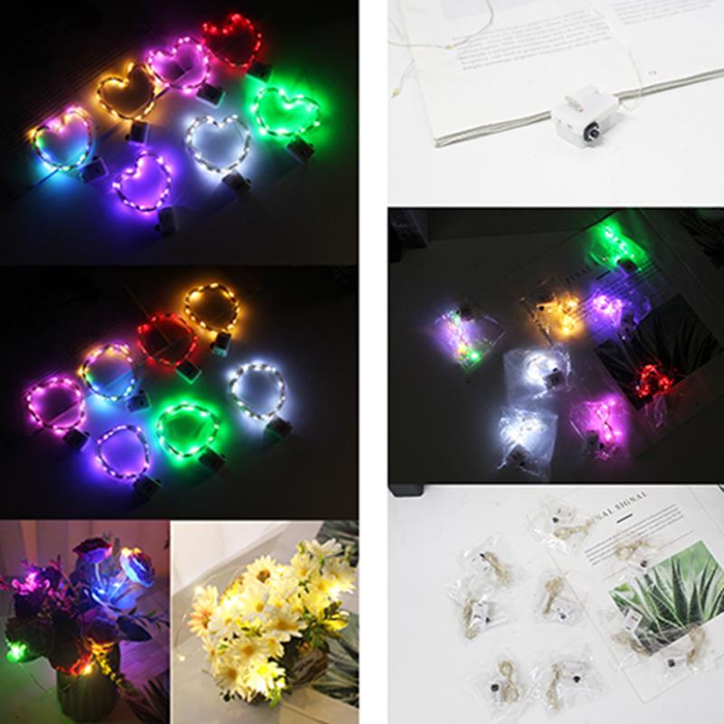 Led String Lights 3 Mode Waterproof Bendable Fairy Lights For Living Room Bedroom Garden Decoration