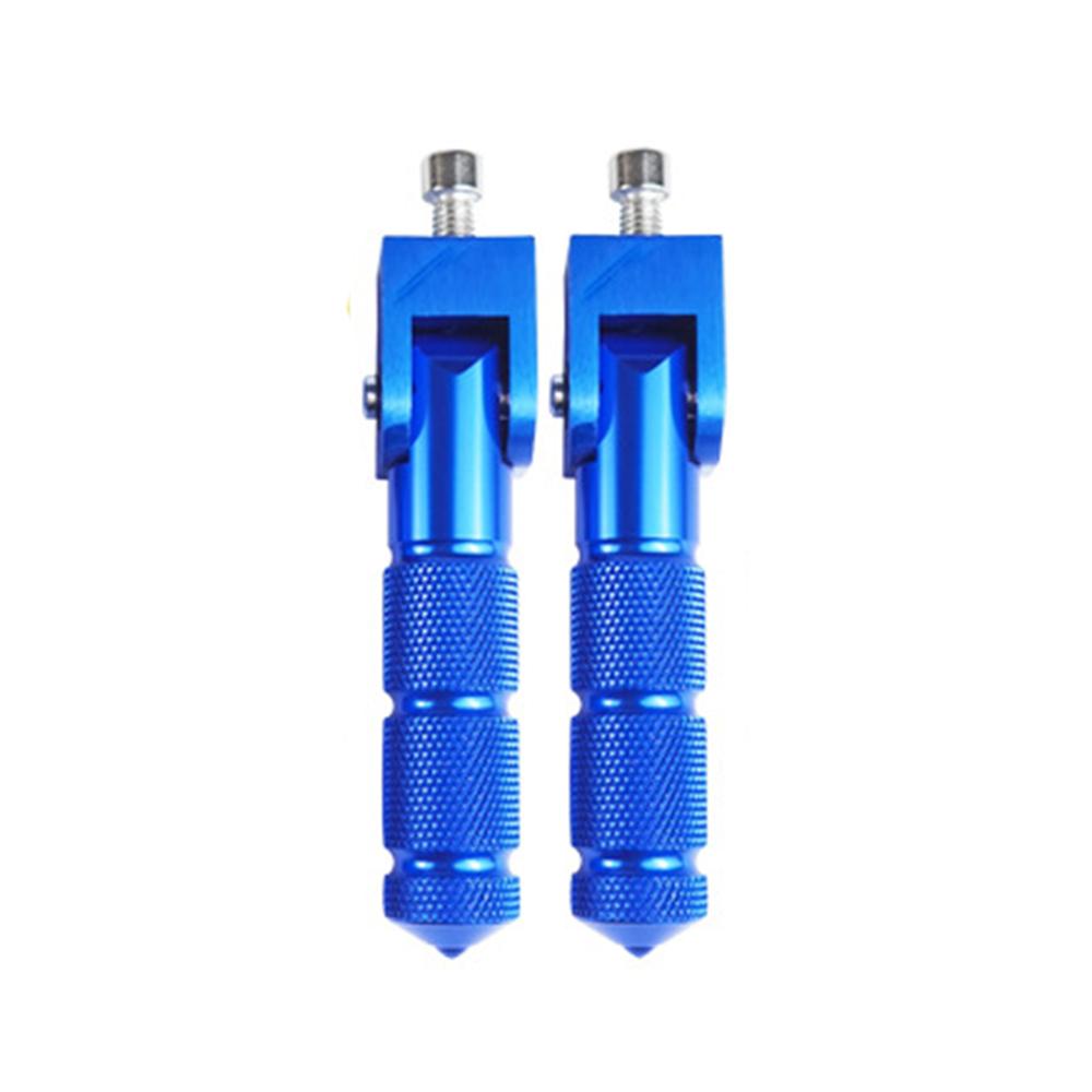 8mm Universal Pedals Folded Footrest Footpeg Compatible For Motorcycles Bicycles Electric Vehicles Mopeds Karts Scooters Parts
