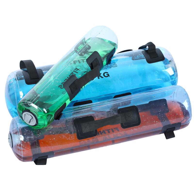 Transparent PVC Water-Filled Fitness Weight Bag - Squat and Exercise Equipment