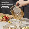 Elegant Transparent Bone Dish for Dining Table: Fruit, Candy, Nut, or Snack Plate