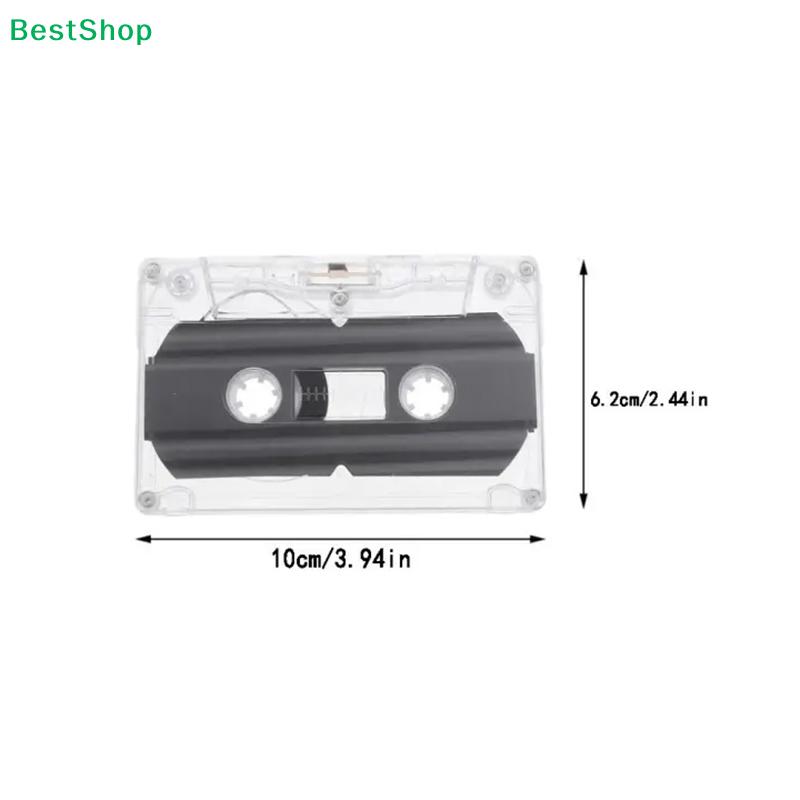 Transparent Blank Cassette Tapes - 30/45/60/90 Minutes Recording Audio Cassettes