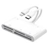 Apple Typ-C Multi-Kartenleser: XD, MS, CF, TF, SD, USB und Festplattenerweiterung für mobile und Computergeräte