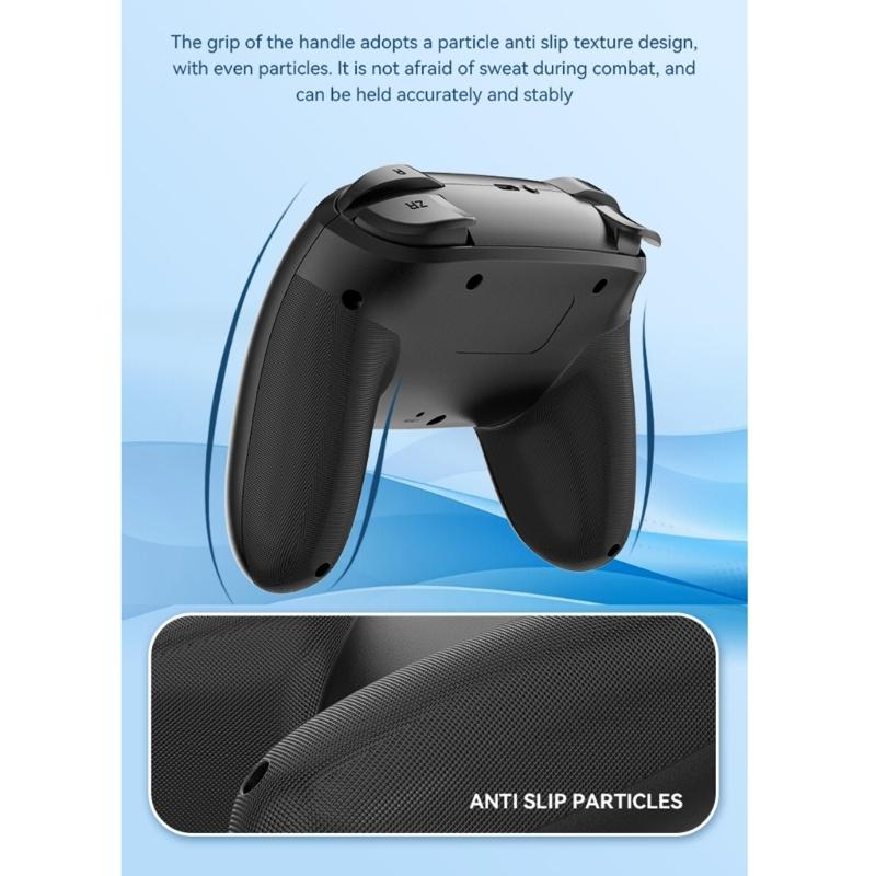 Wireless Bluetooth-compatible Gamepad for NS SwitchPro Game Controller Adjustable Vibration Wake Up For SwitchPro PC