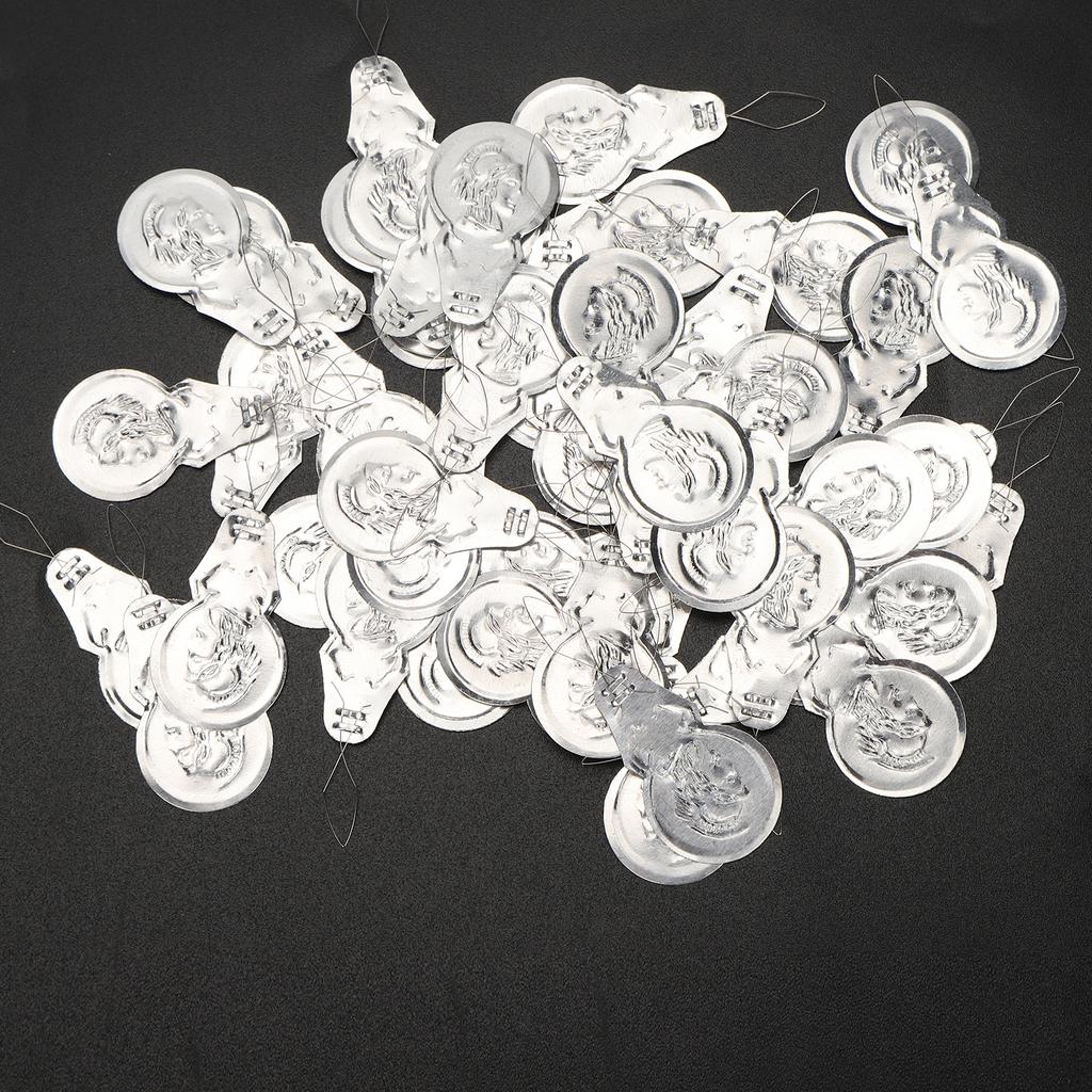 100Pcs   Needle Threader Aluminum Wire   CrossStitch Insertion Hand Machine Sewing Tool(Single   )