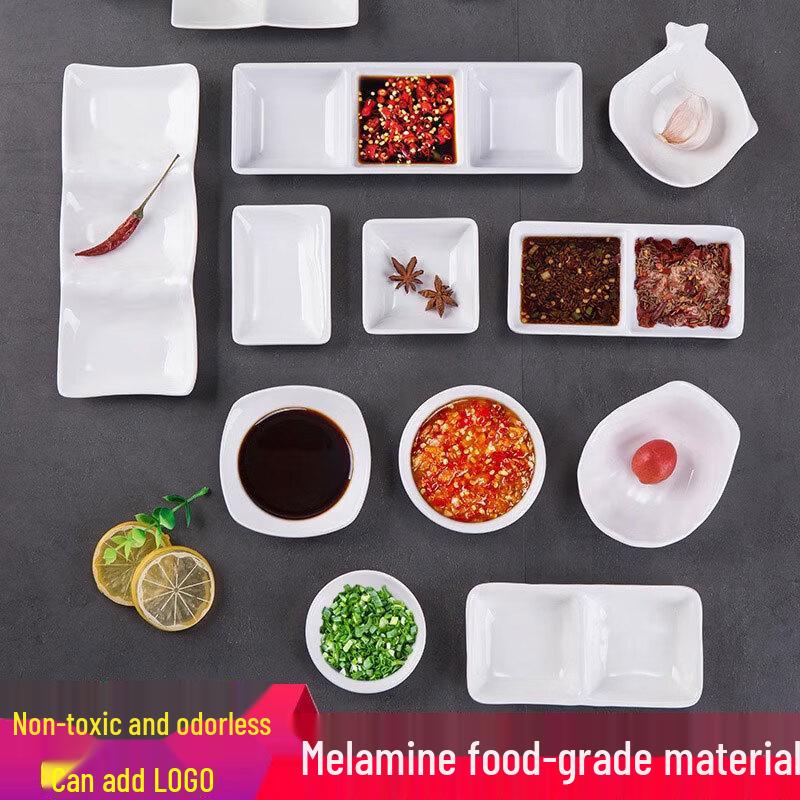 Jingzhouyuan Commercial Melamine White Irregular Bowls