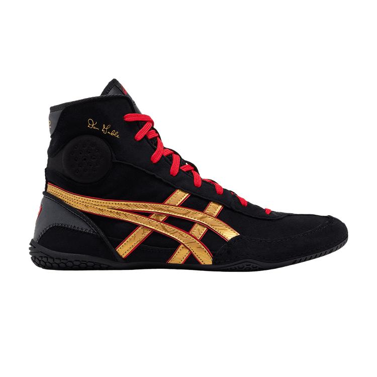 ASICS Dan Gable Evo 3 Black Pure Gold 43.5