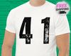 Lustiges 41 Shirt Einundvierzig T-Shirt Tiktok Meme Mittelschulhumor Trendiges Shirt Unisex T-Shirt