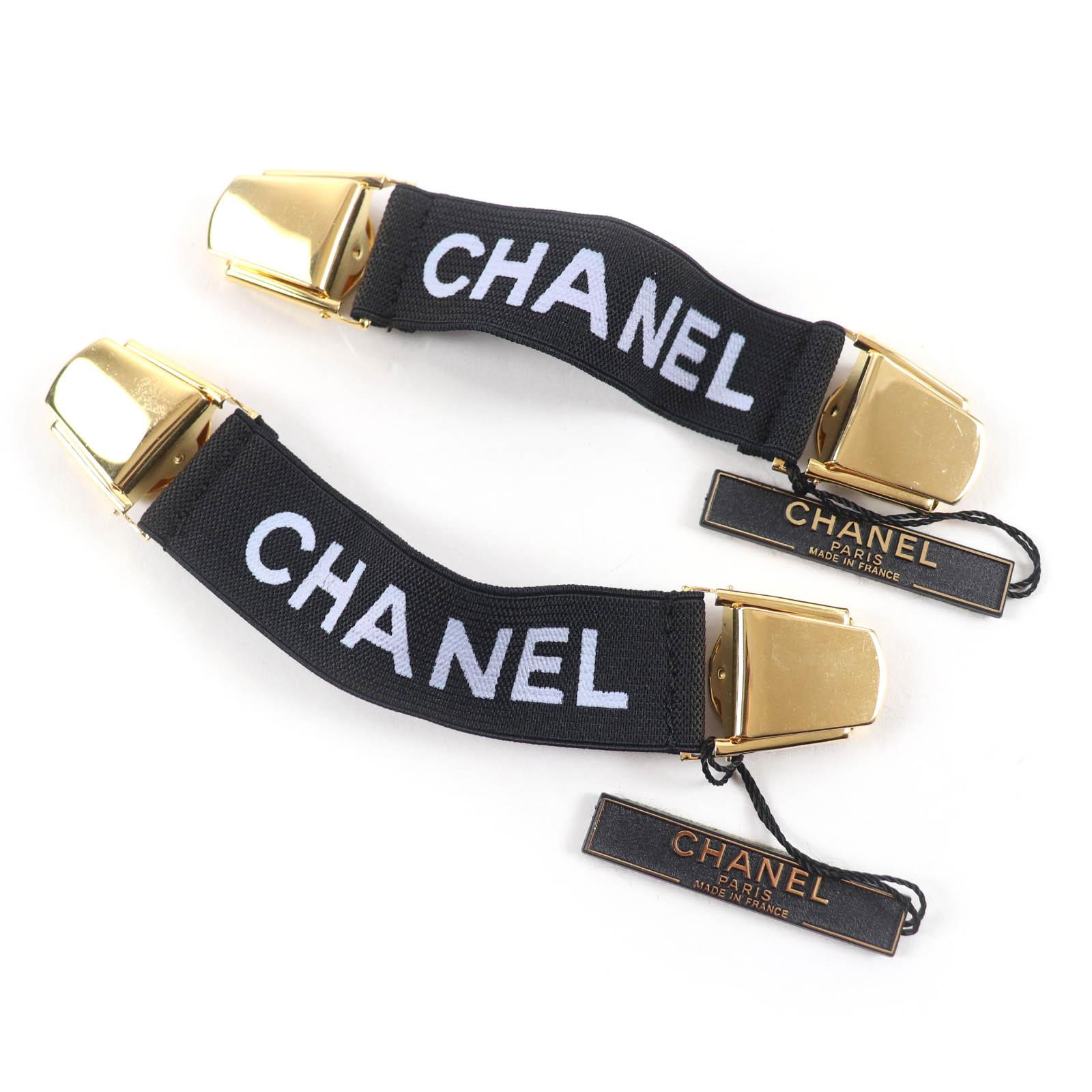 

Pristine CHANEL Other accessories Logo Design Armband black Women 94P A03530 Used