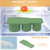 2 Pcs Tumbler Ice Mold Silicone Ice Cube Tray with Lid for Tumbler Cup Safe Freezer Ice Molds Easy Release Ice Cube Molds