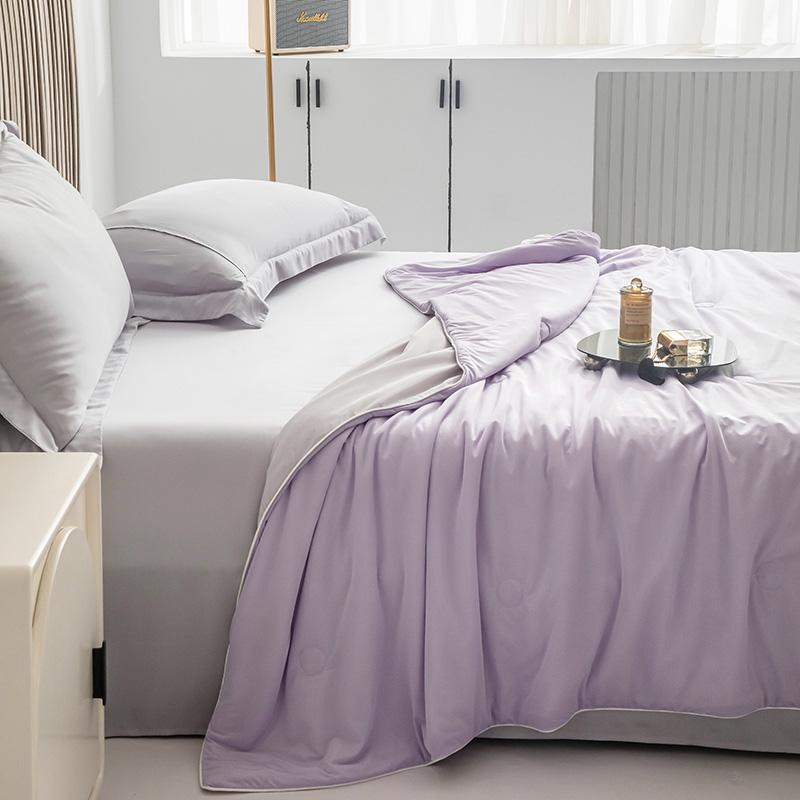 Sommerkühlende Decke Atmungsaktive Kühle Klimaanlagendecke Leichte Weiche Bettdecke mit Doppelseitigem Kühlendem Stoff Glatt