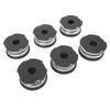 6pcs Weeder Replacement Spool 38.6ft 0.06in String Trimmer Replacement Spool for DF065