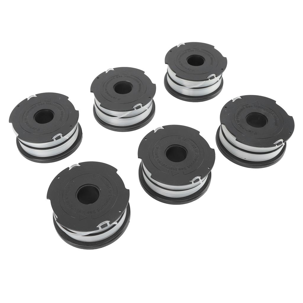 6pcs Weeder Replacement Spool 38.6ft 0.06in String Trimmer Replacement Spool for DF065