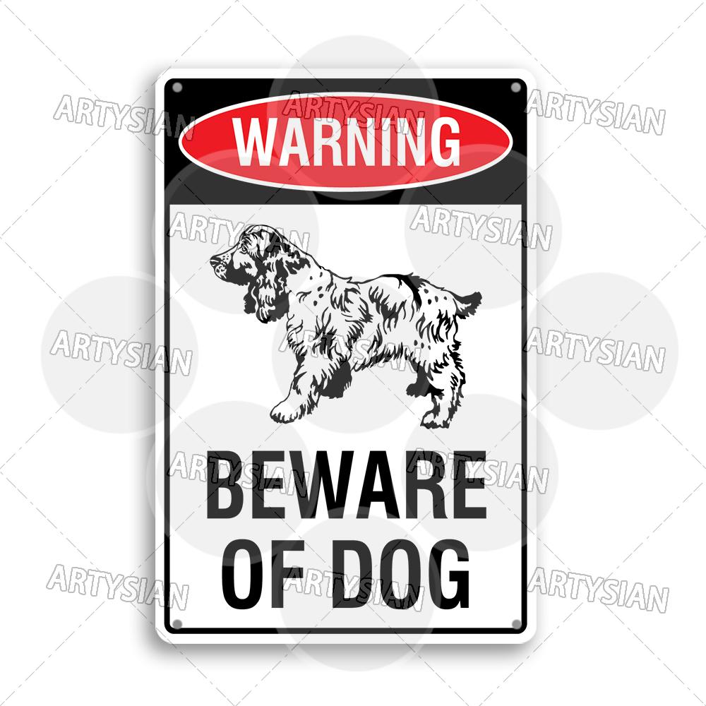 Beware of Dog Metal Sign Rottweiler GSD Golden Beagle Bulldog Pit Bull Poodle Bullmastiff Bloodhound Yorkie Border Collie Schn