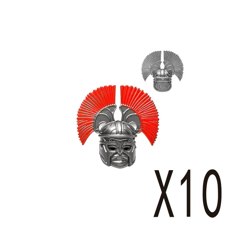 MOC Medieval Building Blocks Military Figures Accessories Soldier Weapons Bow Spear Crossbow Brick Helmet Sword Toy Gift X058