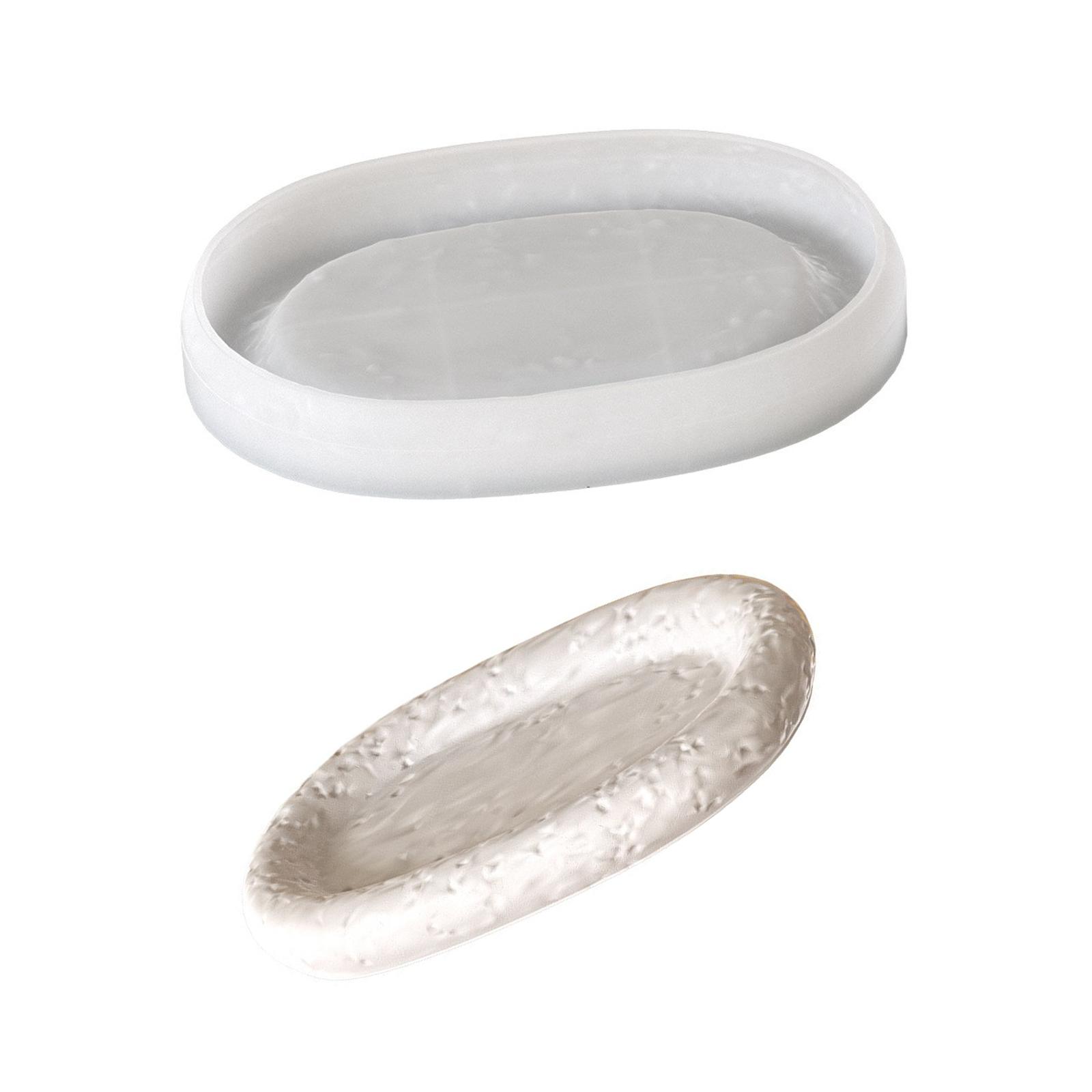 

Силиконовая форма для тарелки овальной формы, форма для смолы, поднос/подставка для свечи, формы для ручной работы, украшения для дома, настольные формы, инструмент для ювелирных изделий 2