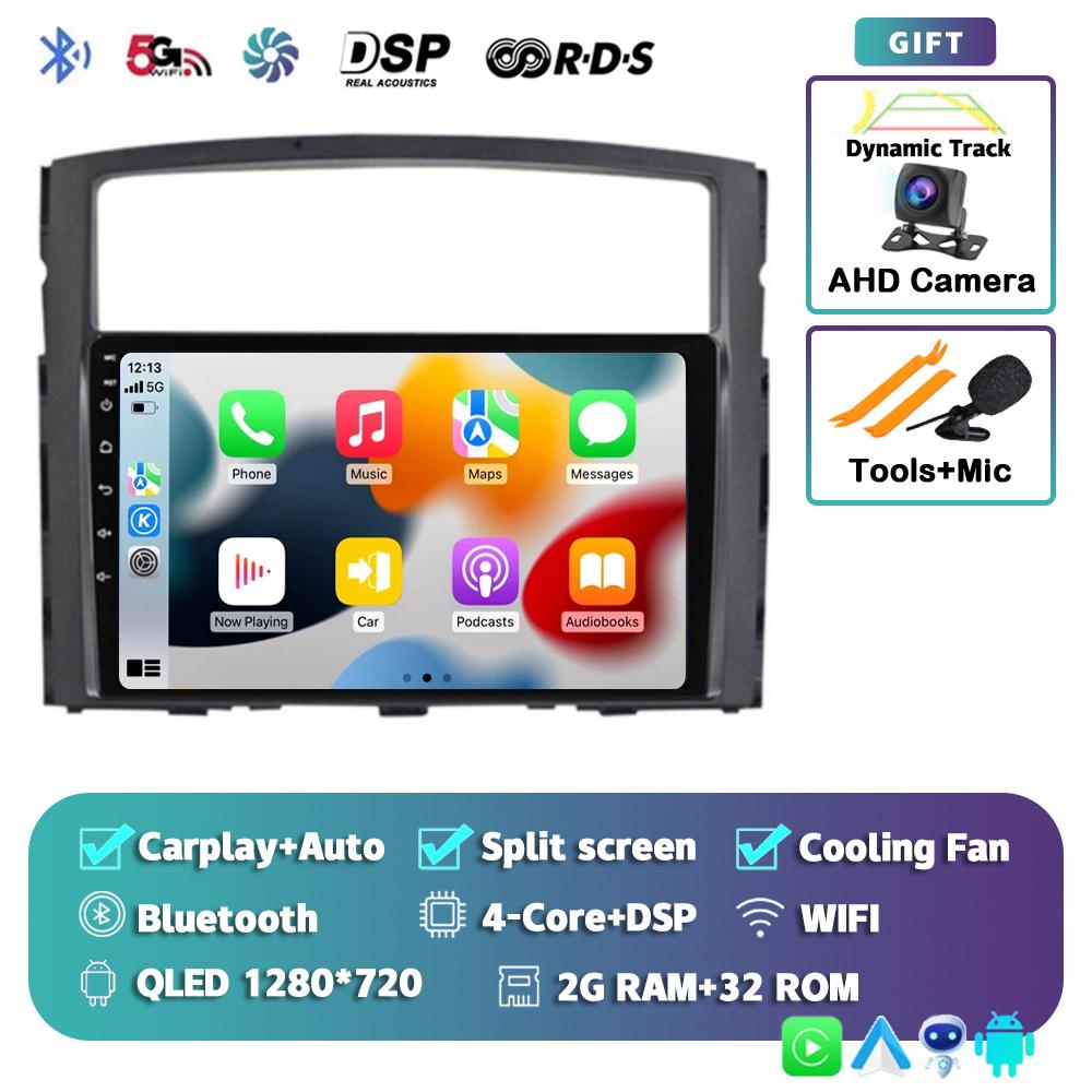Android 14 Carplay Autoradio Für Mitsubishi Pajero 4 V80 V90 2006 - 2014 Multimedia Video Navigationsplayer GPS Stereo Head Unit