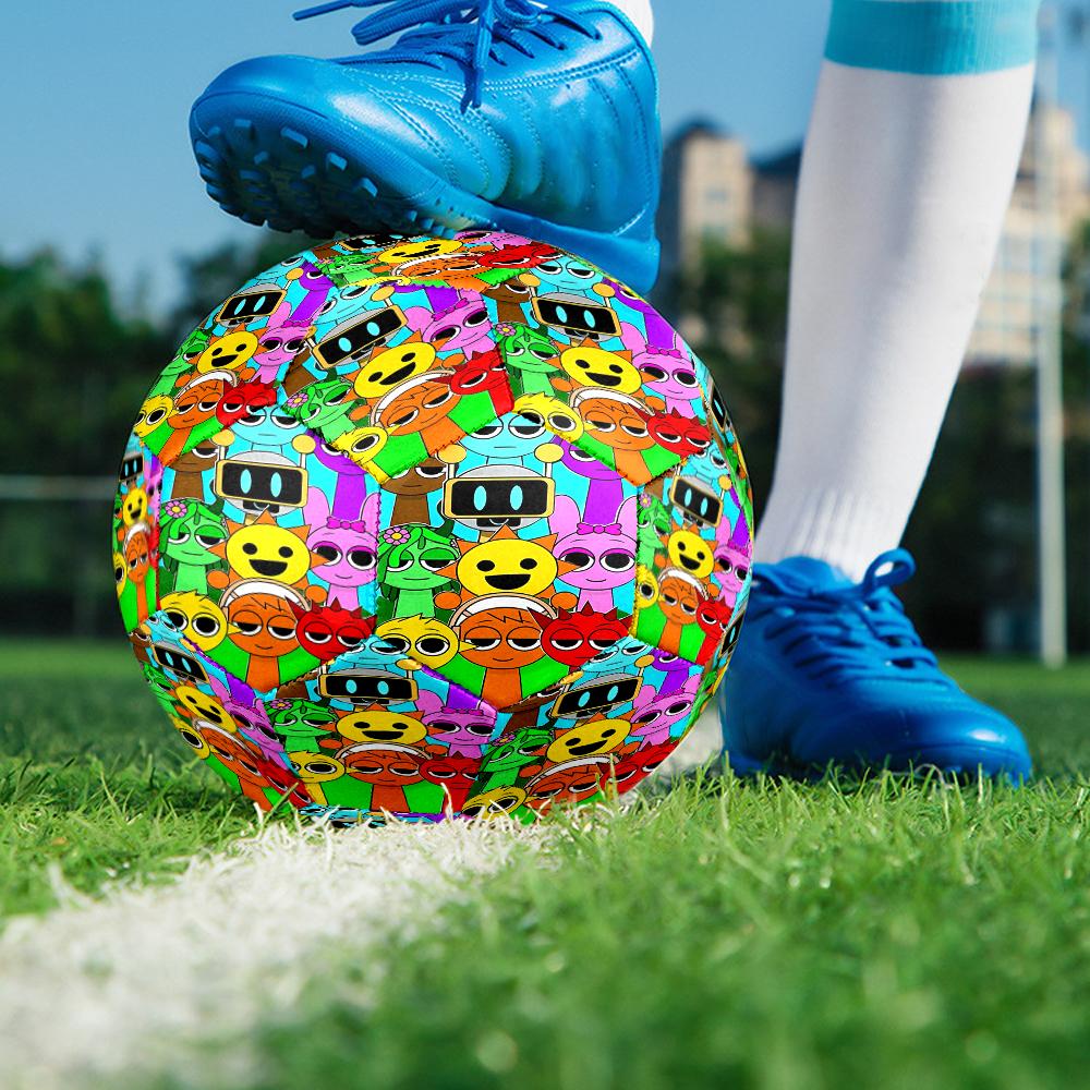 Sprunki Theme Size 5 Soccer Ball, Suitable for Both Indoor and Outdoor Matches, a Gift Suitable for Everyone.