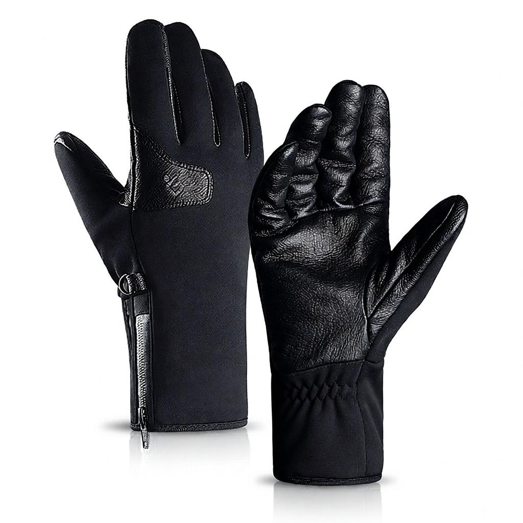 Winter Warm Gloves Men Women Rainproof Gloves Windproof Sports Thermal Gloves with Warm Lining