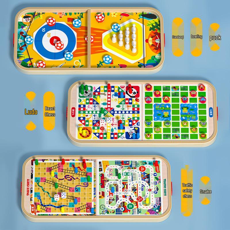 Father-Son Chess and Bowling Battle: Interactive Educational Board Game for Kids