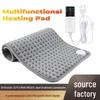 9-Speed Electric Heating Pad with 4 Timer Settings for Waist and Abdomen Therapy