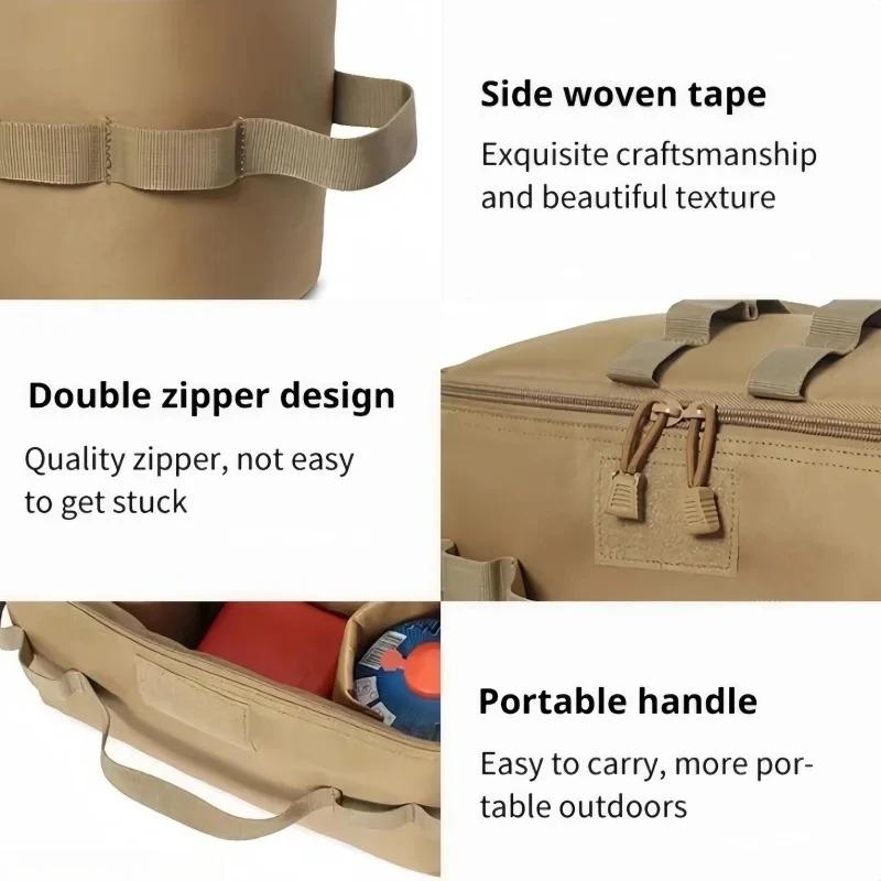 Outdoor Picnic Camping Bag - Foldable Portable Tool Storage Bag - Lightweight Large-capacity Multi-functional Storage Bag