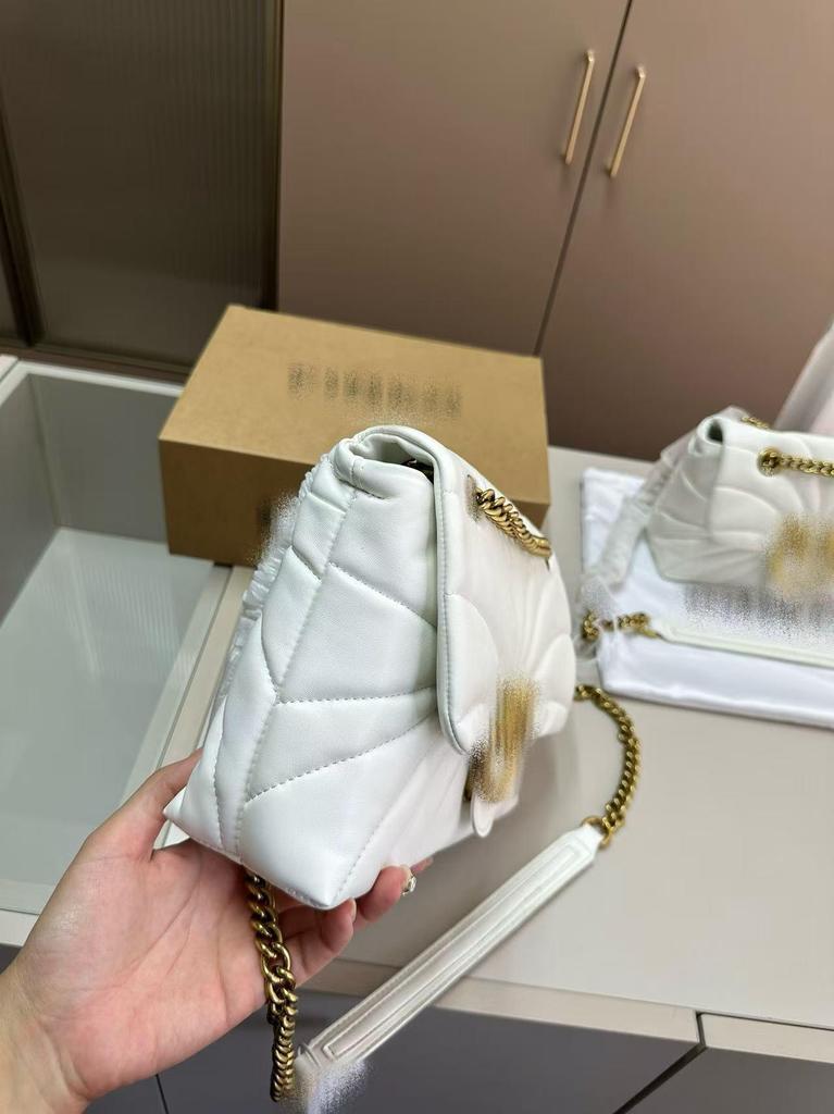 Limited Edition Swallow Sheepskin Shoulder Bag with Firework Lines for Women