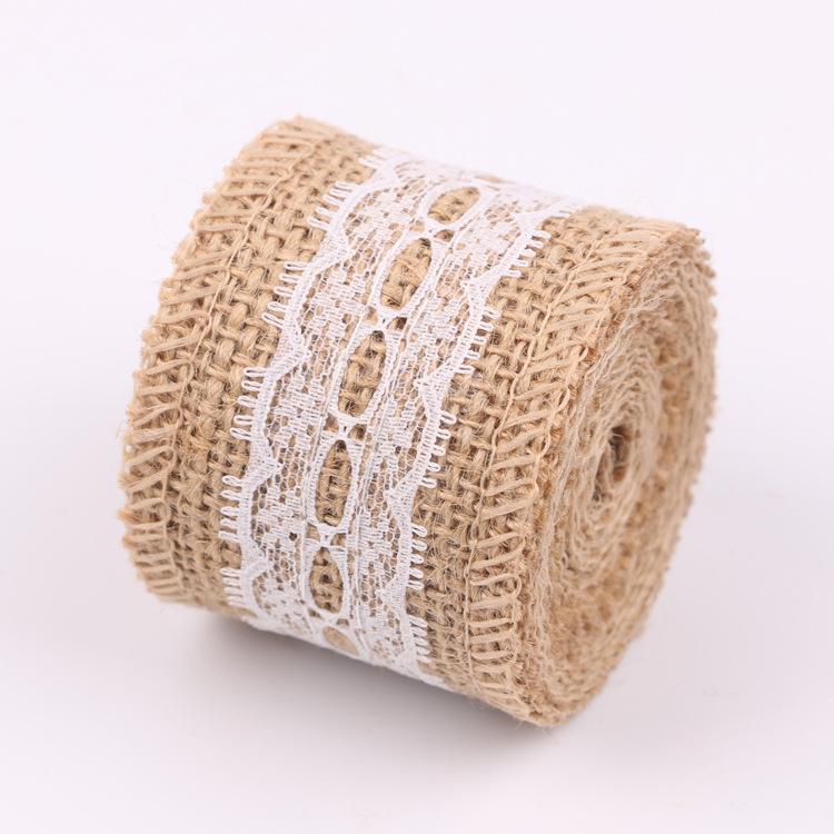 Linen Lace Roll for Christmas Wedding Crafts
