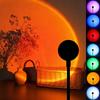 Colorful LED Sunset Lamp with Adjustable Seven Colors, USB Plug-And-Play, 360 ° Rotation, Sunset Light, Evening Atmosphere Lamp