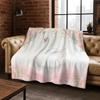 Ballet Girl Ballerina Fairy Cartoon Cute Flannel Blanket Soft Warm Blanket for Home Bedroom Office Travel Camping Picnic Gift