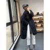 Autumn/Winter Mid-Aged Plus Size Women's Warm Plaid Long Sleeve Cotton Shirt Jacket