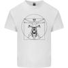 Vitruvian Biker Motorcycle Motorbike Mens Cotton T-Shirt Tee Top