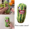 Talking Watermelon Slice Plush Toy Adorable Pp Cotton Stuffed Animal For Kids And Adults