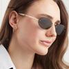Pearl Oval Frameless Sunglasses Women Rimless Sunglasses Women Rimless Sunglasses Small Oval Sun Glasses Unsiex Shades UV400